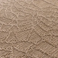 In- & Outdoor Teppich - Dunes Mandala Braun