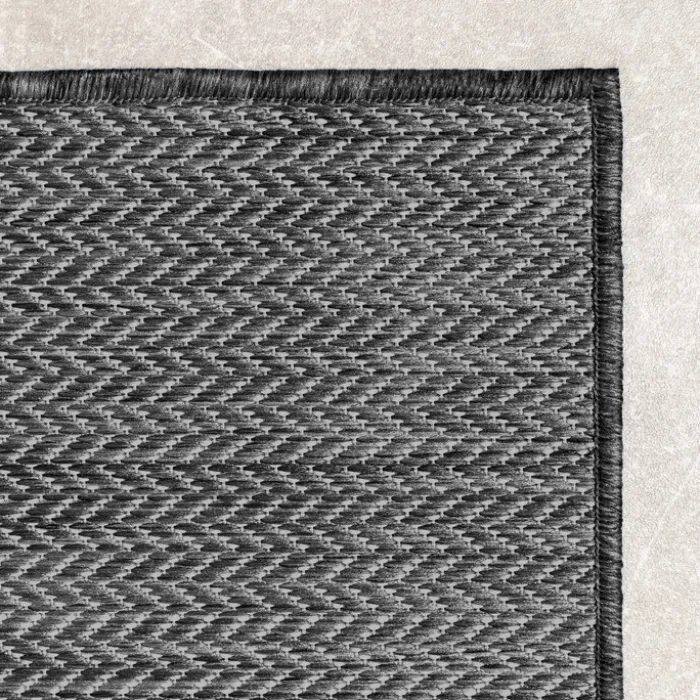 In-& Outdoor Teppich - Malta Arrow Schwarz
