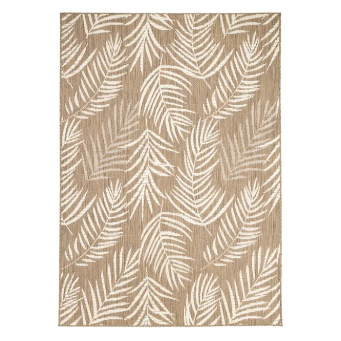 In-& Outdoor Teppich - Malta Leaves Natur