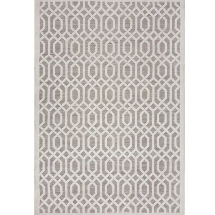 In- & Outdoor Teppich - Piatto Mataro Creme Weiß