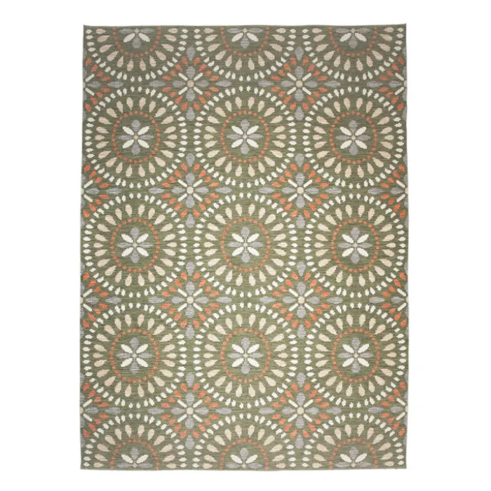 In- & Outdoor Teppich - Ranch Mandala Grün