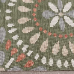 In- & Outdoor Teppich - Ranch Mandala Grün