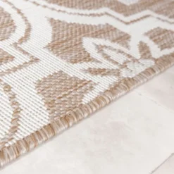 In- & Outdoor Teppich - Rio Flower Beige