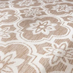 In- & Outdoor Teppich - Rio Flower Beige
