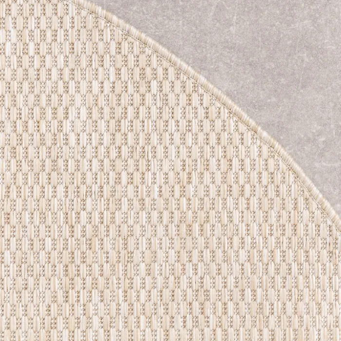 In- & Outdoor Teppich Rund - Costa Beige