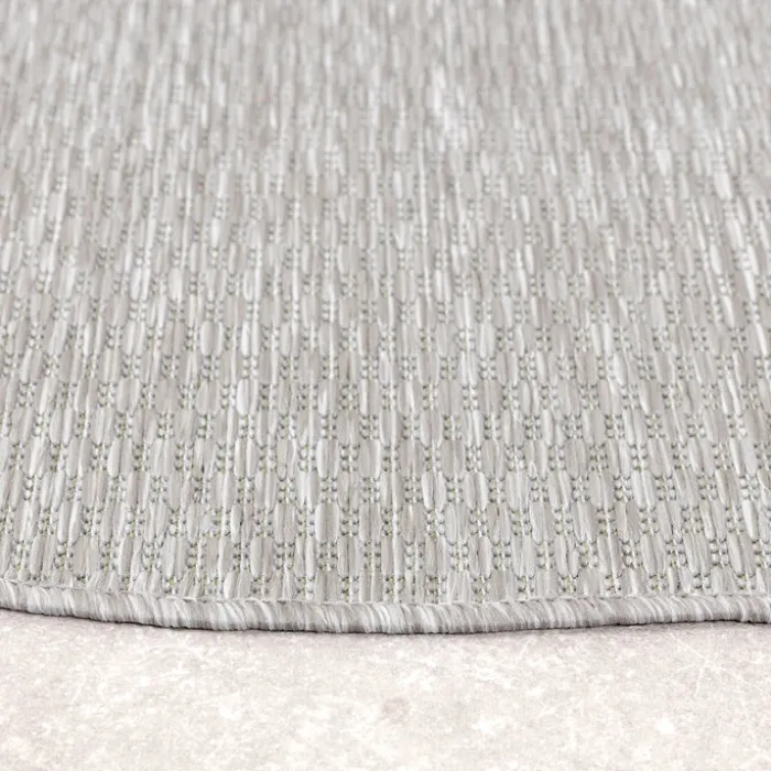 In- & Outdoor Teppich Rund - Costa Dunkelgrau
