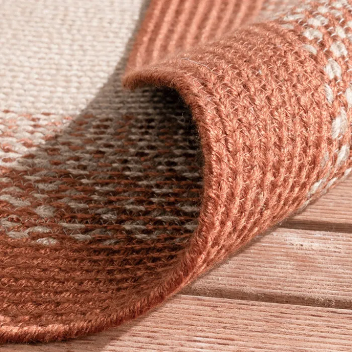 In- & Outdoor Teppich Rund - Florence Terracotta