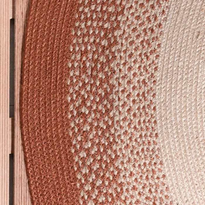 In- & Outdoor Teppich Rund - Florence Terracotta