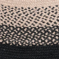 In- & Outdoor Teppich Rund - Florence Schwarz