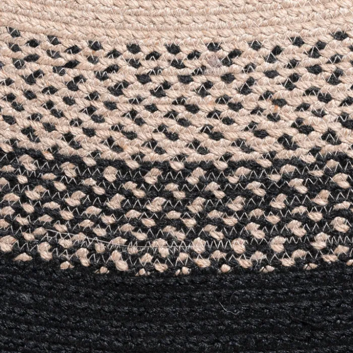 In- & Outdoor Teppich Rund - Florence Schwarz