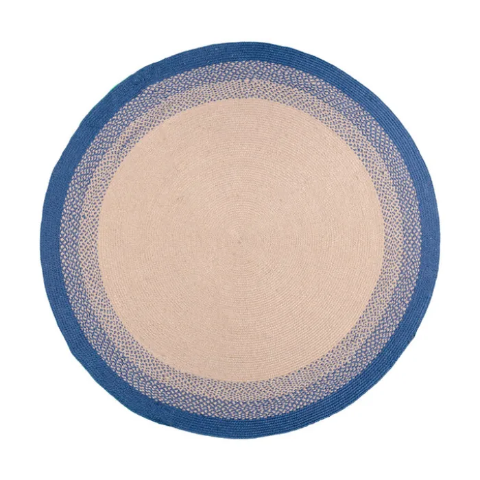 In- & Outdoor Teppich Rund - Florence Blau