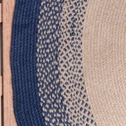 In- & Outdoor Teppich Rund - Florence Blau