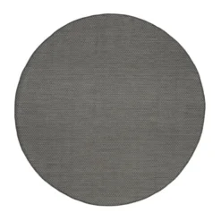 In- & Outdoor Teppich Rund - Malta Arrow Schwarz