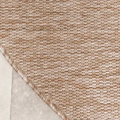 In- & Outdoor Teppich Rund - Sierra Curves Beige Creme