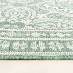 In- & Outdoor Teppich Rund - Summer Oriental Grün