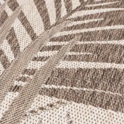 In- & Outdoor Teppich Rund - Tiga Palm Taupe