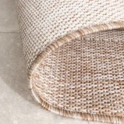 In- & Outdoor Teppich - Sierra Border Beige Creme