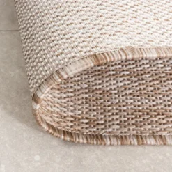 In- & Outdoor Teppich - Sierra Border Creme Beige