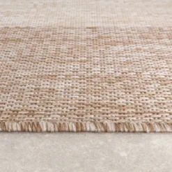 In- & Outdoor Teppich - Sierra Border Creme Beige