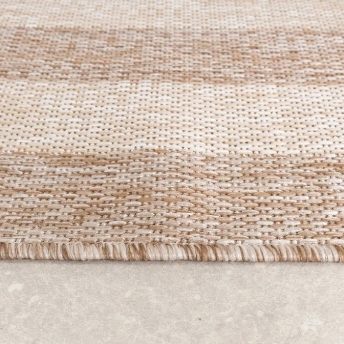 In- & Outdoor Teppich - Sierra Frame Beige Creme