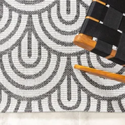 In- & Outdoor Teppich - Summer Arch Grau