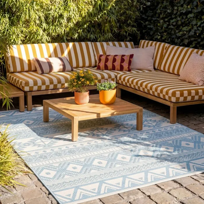 In- & Outdoor Teppich - Summer Beyond Hellblau