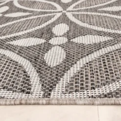 In- & Outdoor Teppich - Summer Pattern Grau