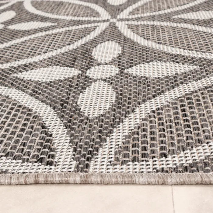 In- & Outdoor Teppich - Summer Pattern Grau