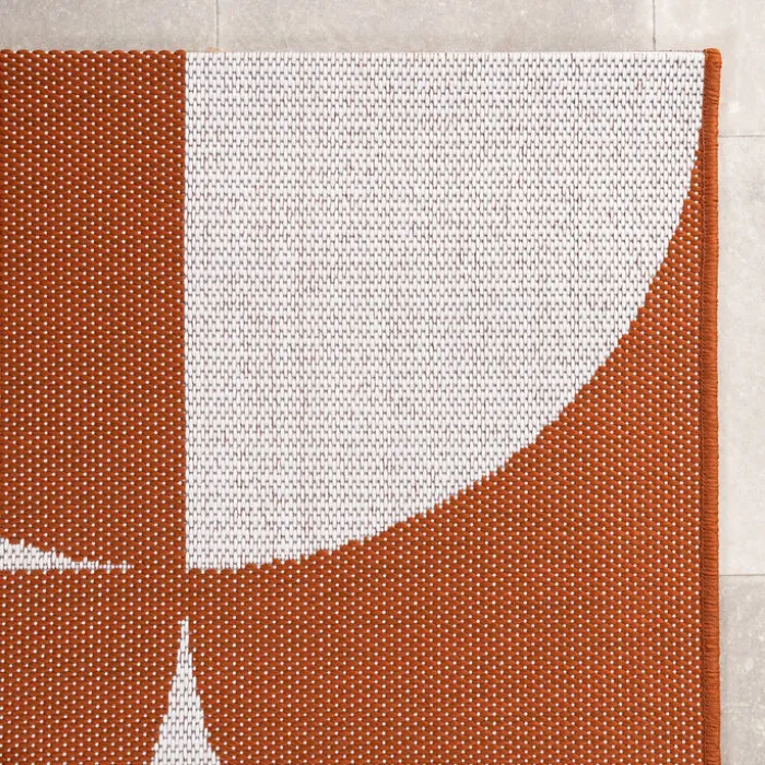 In- & Outdoor Teppich - Summer Shapes Terracotta