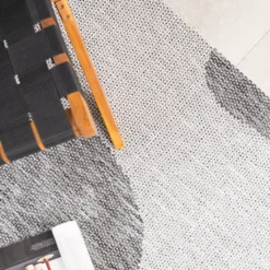 In- & Outdoor Teppich - Summer Swirl Grau