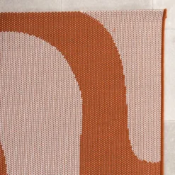 In- & Outdoor Teppich - Summer Swirl Terracotta