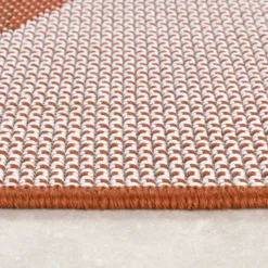 In- & Outdoor Teppich - Summer Swirl Terracotta