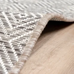 In- & Outdoor Teppich - Summer Tile Hellgrau
