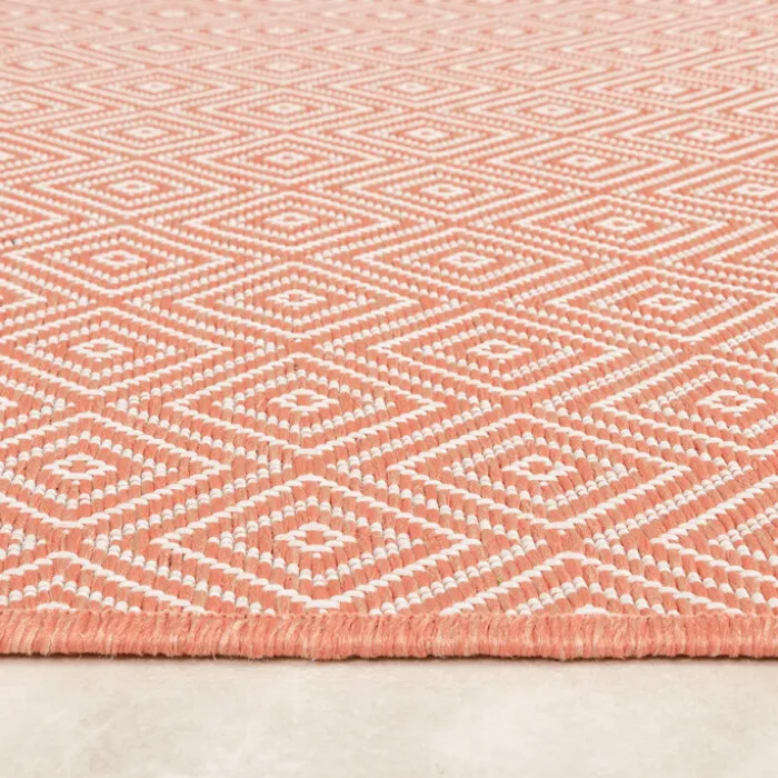 In- & Outdoor Teppich - Summer Tile Rosa