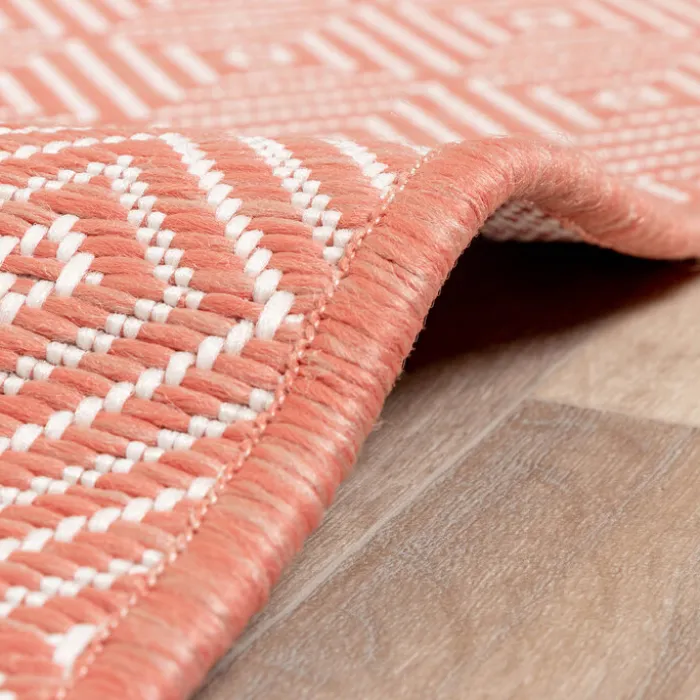 In- & Outdoor Teppich - Summer Tile Rosa
