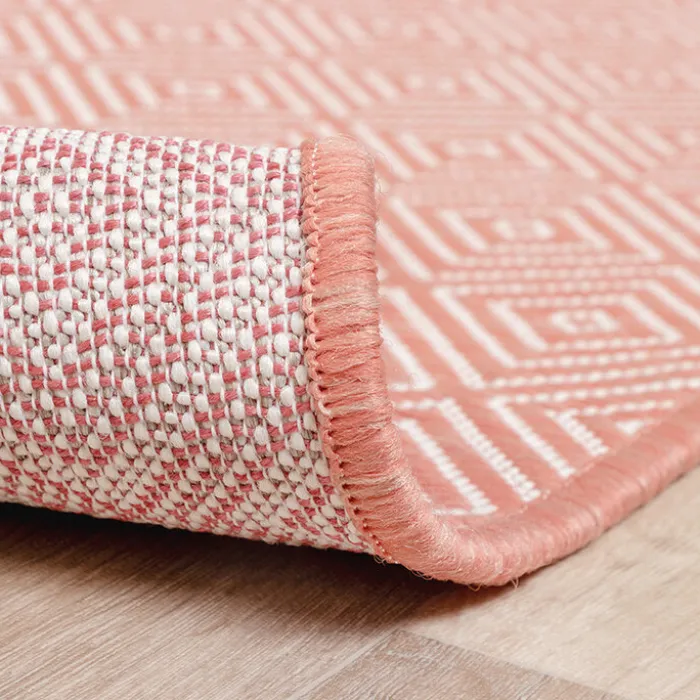In- & Outdoor Teppich - Summer Tile Rosa