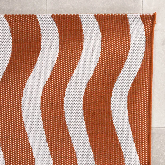 In- & Outdoor Teppich - Summer Waves Terracotta