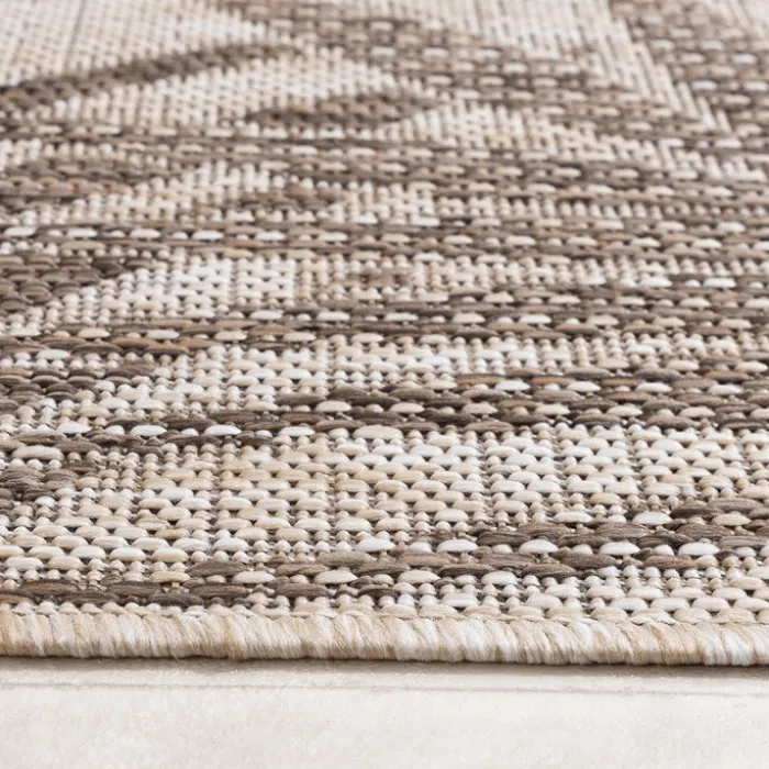 In- & Outdoor Teppich - Tiga Edge Taupe