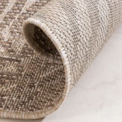 In- & Outdoor Teppich - Tiga Edge Taupe