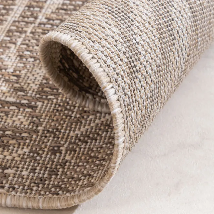 In- & Outdoor Teppich - Tiga Edge Taupe