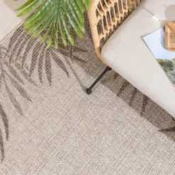 In- & Outdoor Teppich - Tiga Edge Taupe