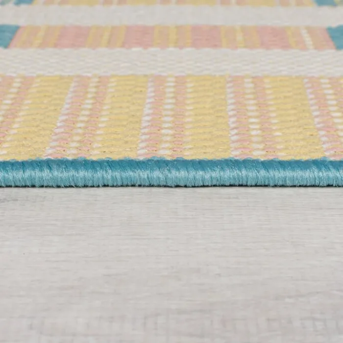 In- & Outdoor Teppich - Villo Check Bunt