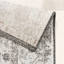 In- & Outdoor Teppich Vintage - Victoria Oriental Grau