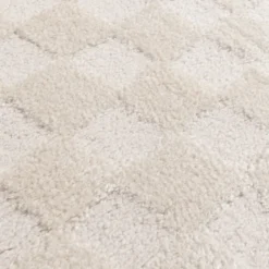 Japandi Teppich - Yori Checkerboard Creme