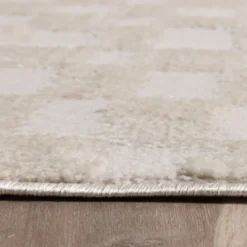 Japandi Teppich - Yori Checkerboard Creme