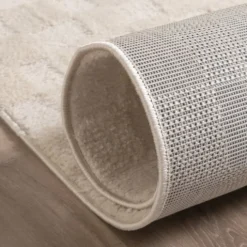 Japandi Teppich - Yori Checkerboard Creme