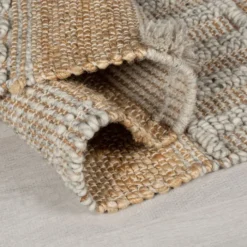 Jute Läufer - Jubio Medina Natur Grau - 60x230cm