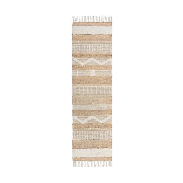 Jute Läufer - Jubio Medina Natur Creme - 60x230cm
