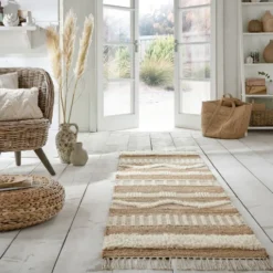 Jute Läufer - Jubio Medina Natur Creme - 60x230cm