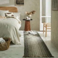 Jute Läufer - Motto Ombre Grün